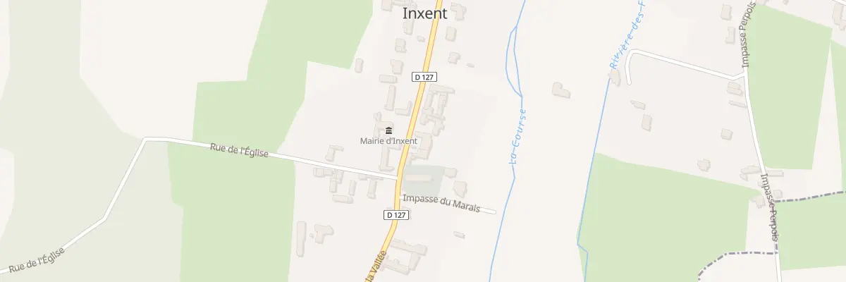 Plan du 307 Rue de la Vallée à Inxent