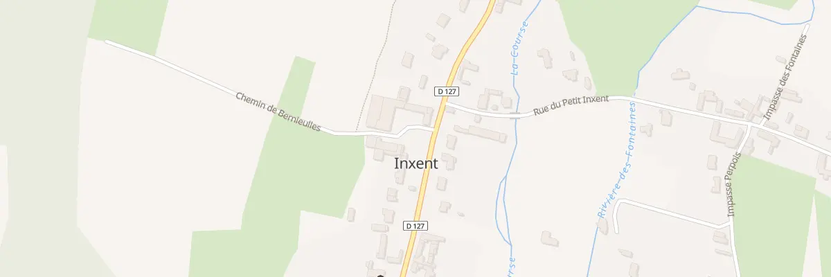 Plan du 274 Rue de la Vallée à Inxent