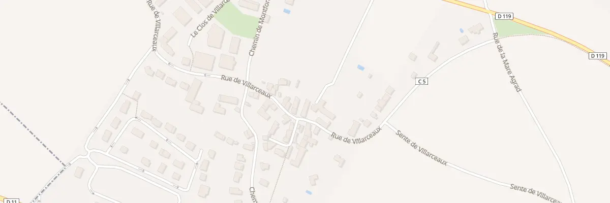Plan du 24 Rue de Villarceaux à Thoiry