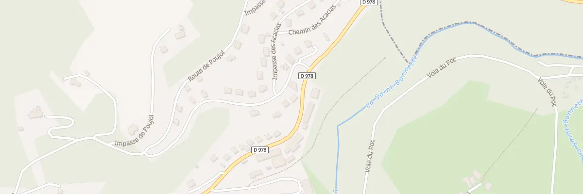 Plan du 5158 Le Chambon à Laguenne-sur-Avalouze