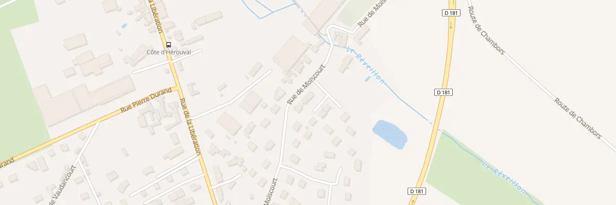 Plan du 30 Rue de Moiscourt à Gisors