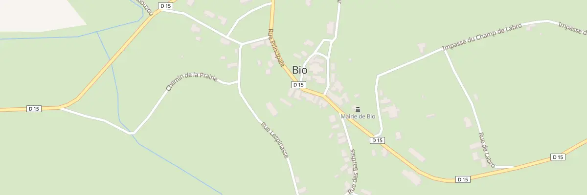 Plan du 5005 Bio à Bio