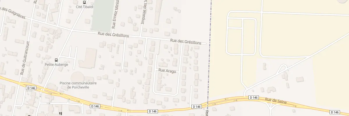Plan du 6 Rue Arago à Porcheville
