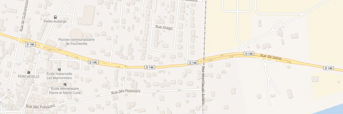 Plan du 17 Rue Arago à Porcheville