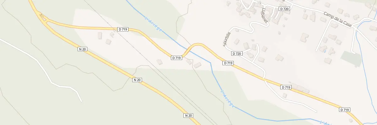Plan du 2 Pont de Perles à Perles-et-Castelet