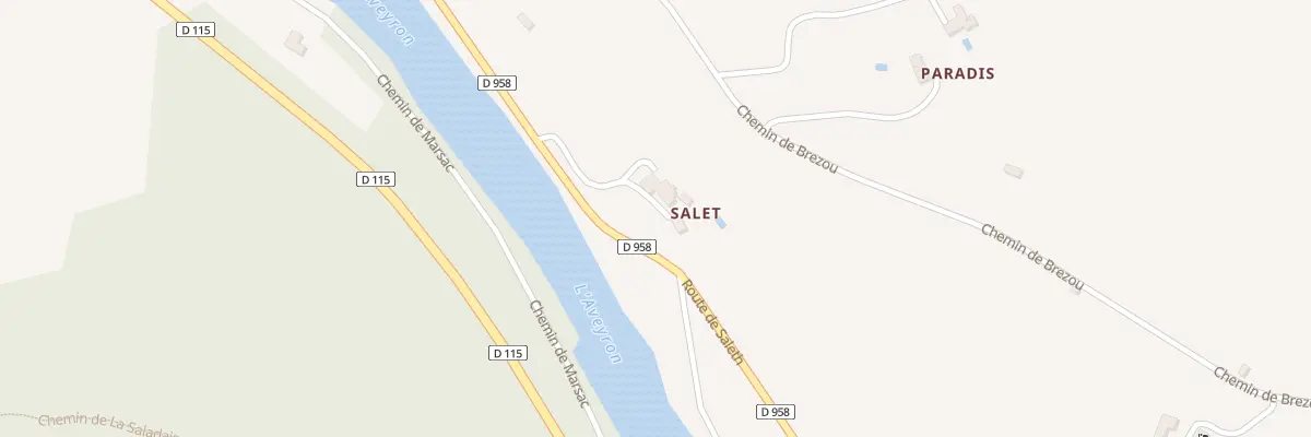 Plan du 5161 Salet à Saint-Antonin-Noble-Val
