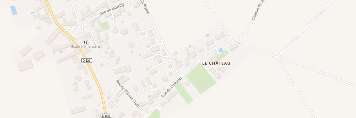 Plan du 265 Rue du Château à Bricy