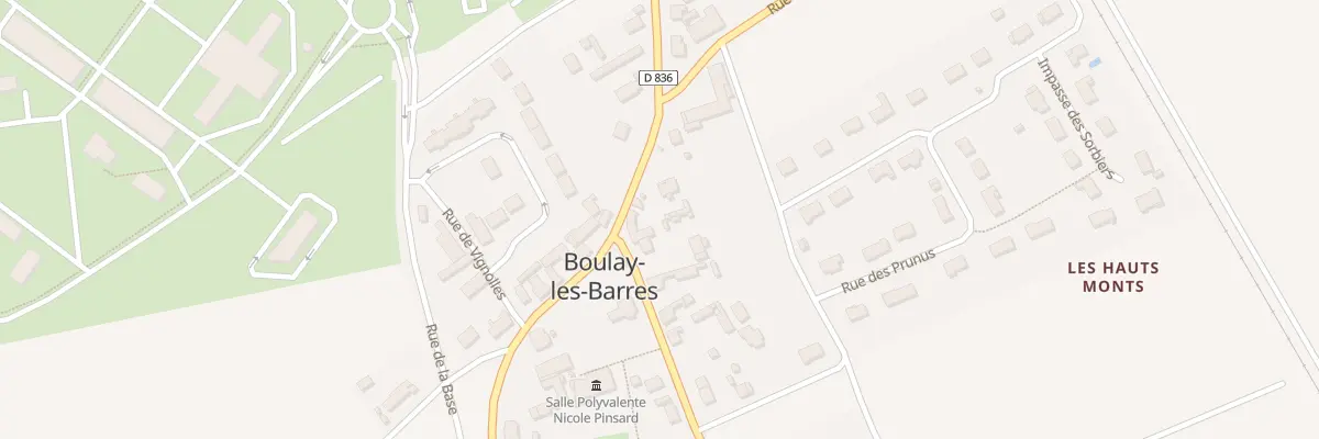 Plan du 1 Rue des Hauts Monts à Boulay-les-Barres