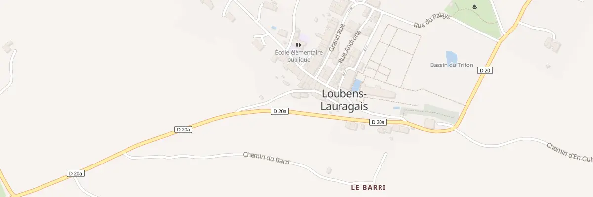 Plan du 13 Rue des Vieux Moulins à Loubens-Lauragais