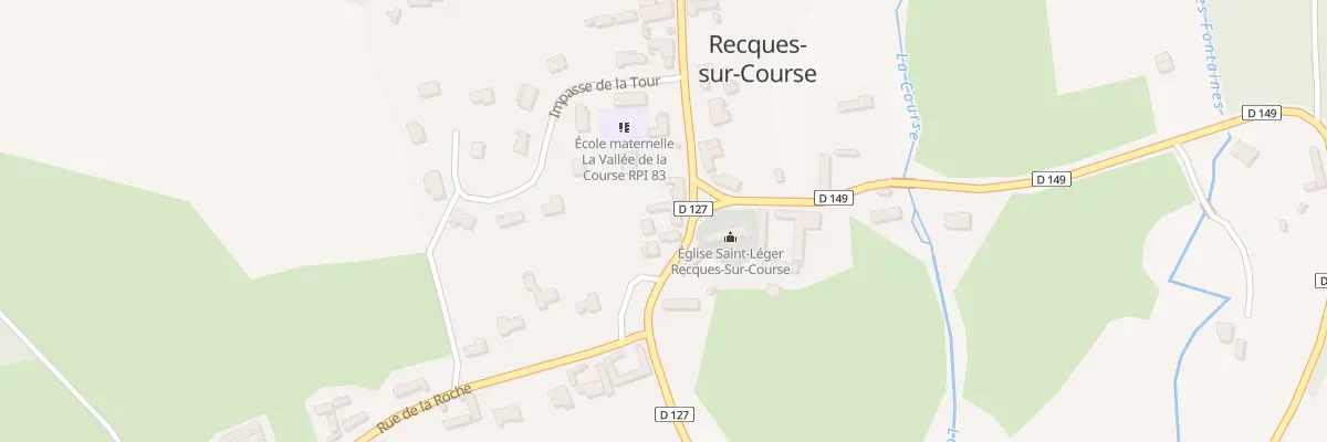 Plan du 7 Gr Grande Rue à Recques-sur-Course