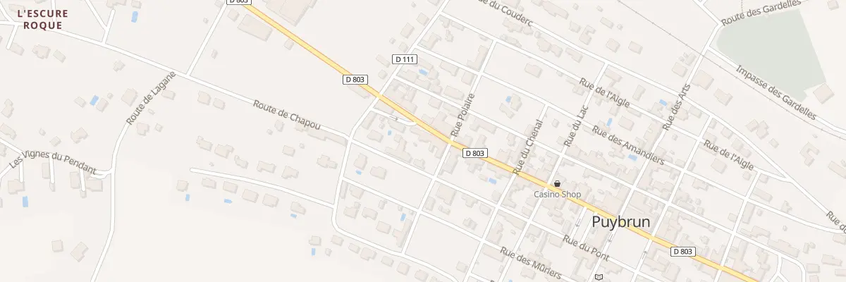 Plan du 5209 Rue Nationale à Puybrun