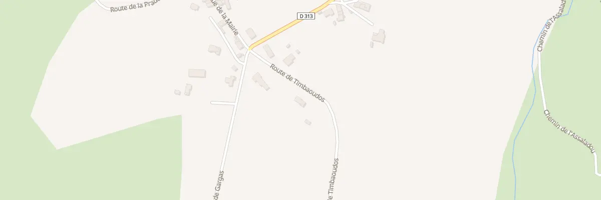 Plan du 48 Las Timbaudos à Viviès