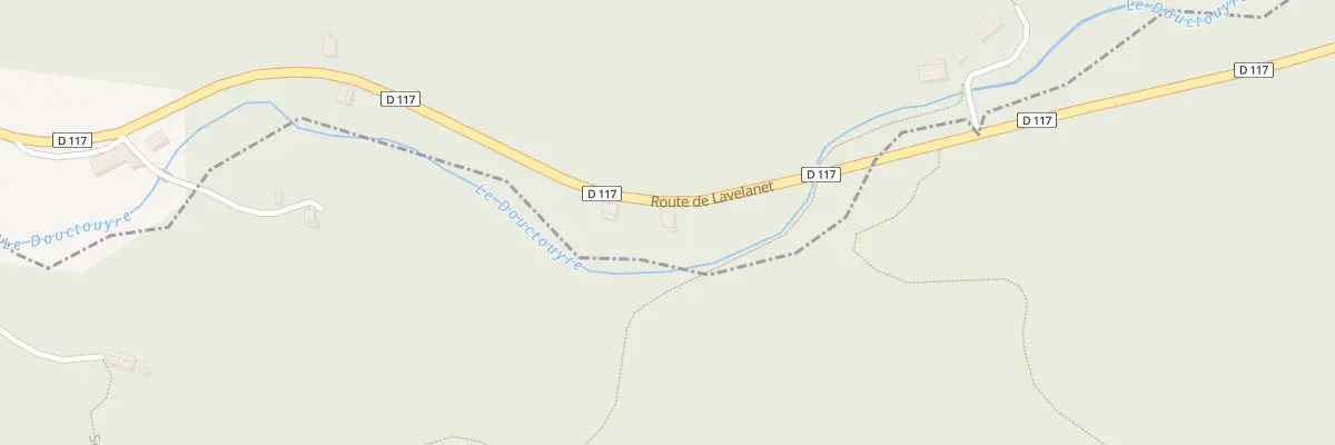 Plan du 2380 Rte de Roquefixade à Nalzen