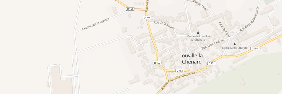Plan du 9 Rue des Chaumes à Louville-la-Chenard