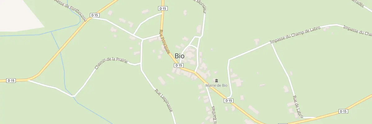 Plan du 5026 Bio à Bio