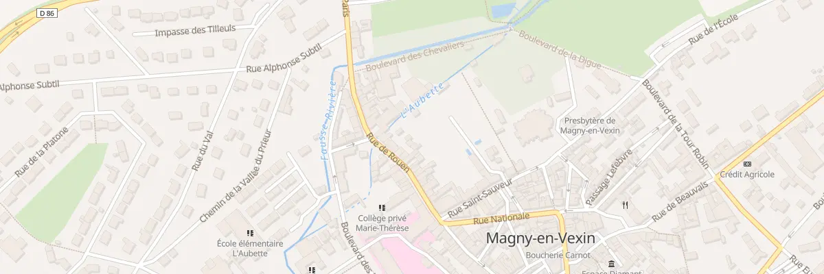 Plan du 28 Rue de Rouen à Magny-en-Vexin