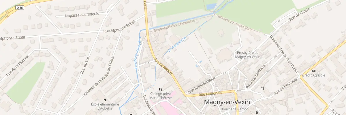 Plan du 30 Rue de Rouen à Magny-en-Vexin