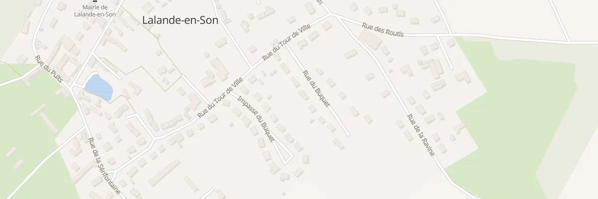 Plan du 8 Rue du Buquet à Lalande-en-Son