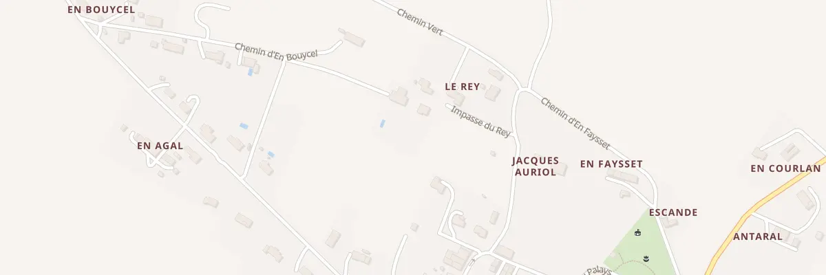 Plan du 2 Le Village à Loubens-Lauragais
