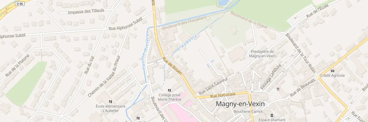 Plan du 26 Rue de Rouen à Magny-en-Vexin