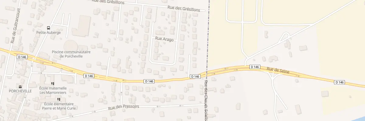 Plan du 13 Rue Arago à Porcheville