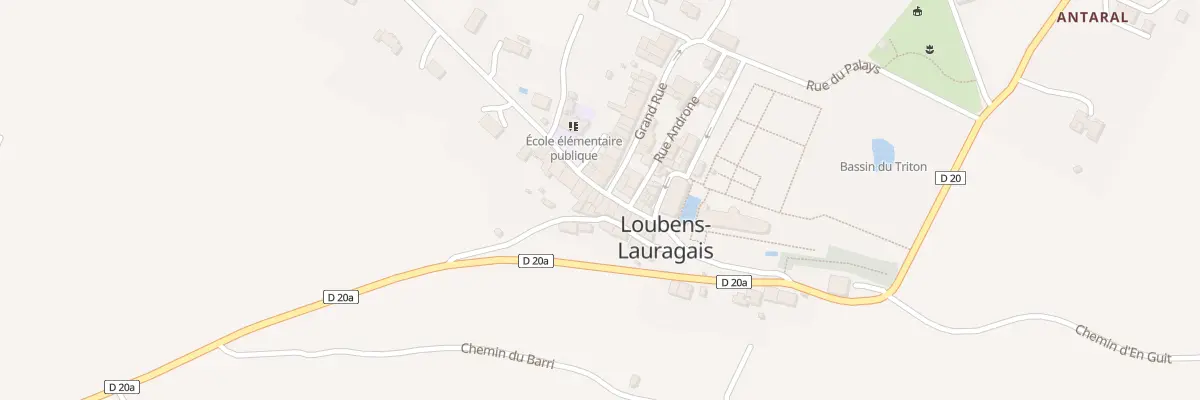 Plan du 9005 Le Village à Loubens-Lauragais
