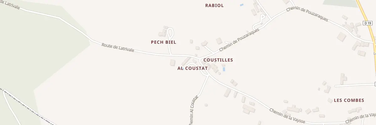 Plan du 5022 Al Coustat à Loze