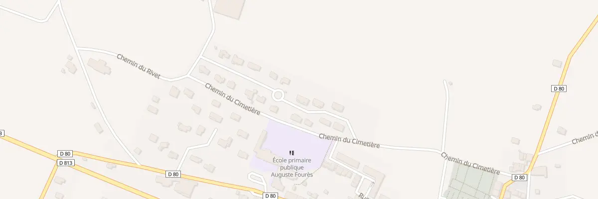 Plan du 13 Rue de La Bordette à Avignonet-Lauragais