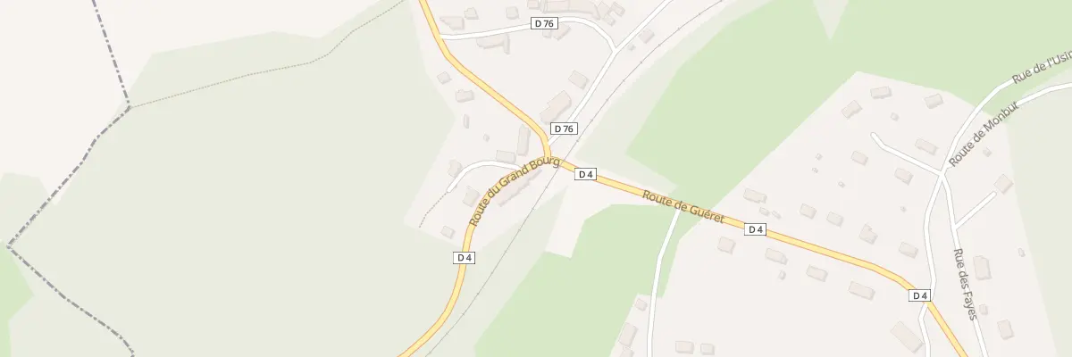 Plan du 2 Rte du Grand Bourg à La Brionne