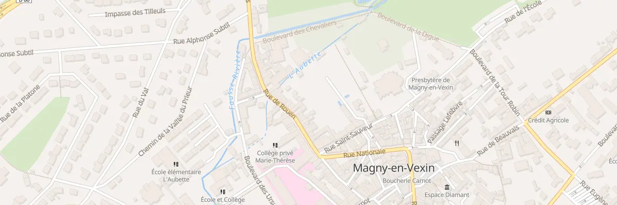 Plan du 22 Rue de Rouen à Magny-en-Vexin
