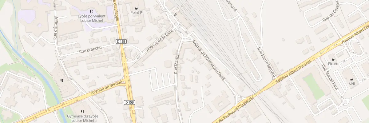 Plan du 20 Rue Marion à Gisors