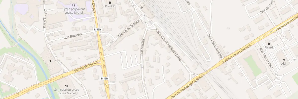 Plan du 18 Rue Marion à Gisors