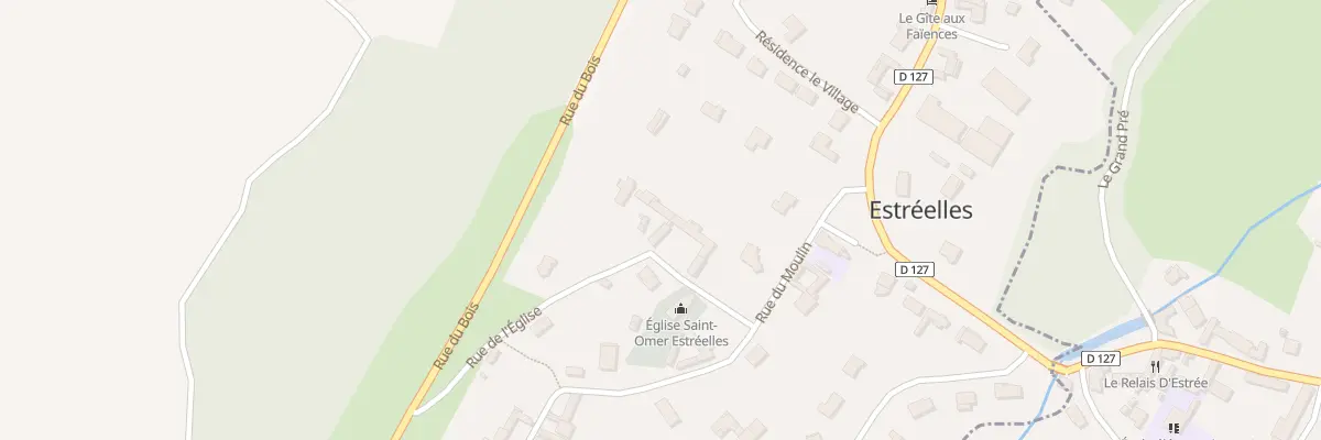 Plan du 88 Rue de l’Eglise à Estréelles