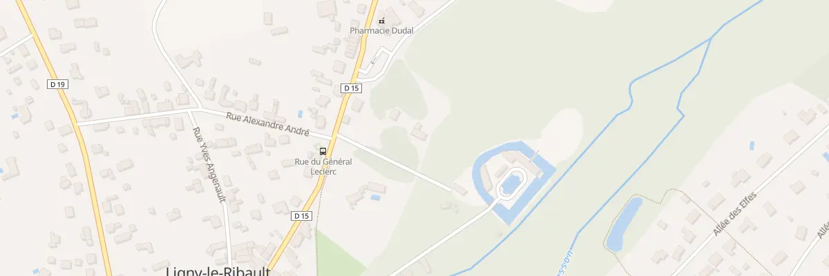 Plan du 280 Rue du Général Leclerc à Ligny-le-Ribault
