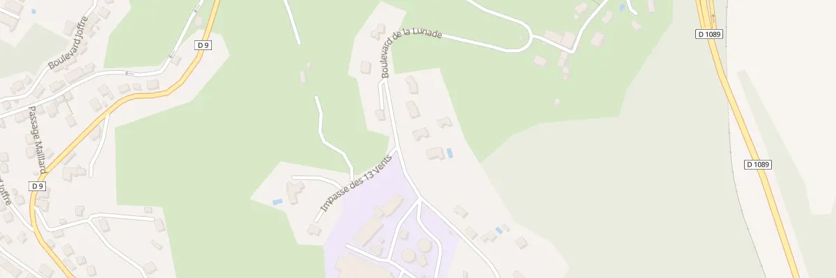 Plan du 118 Bd de la Lunade à Tulle