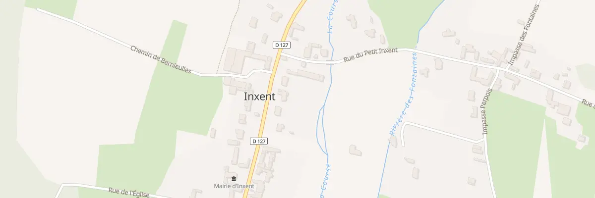 Plan du 279 Rue de la Vallée à Inxent