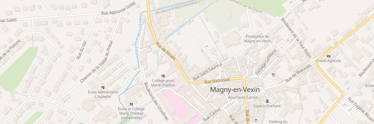 Plan du 12 Rue de Rouen à Magny-en-Vexin