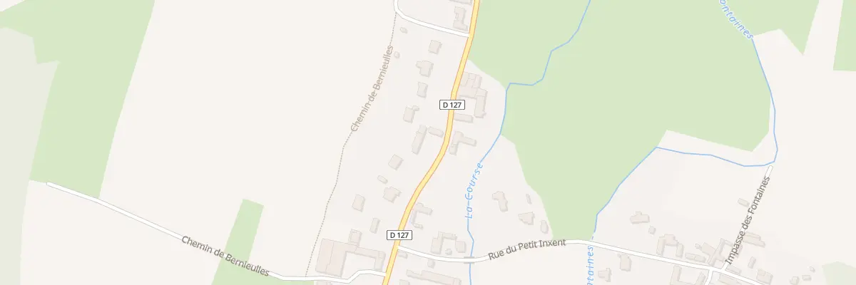 Plan du 244 Rue de la Vallée à Inxent