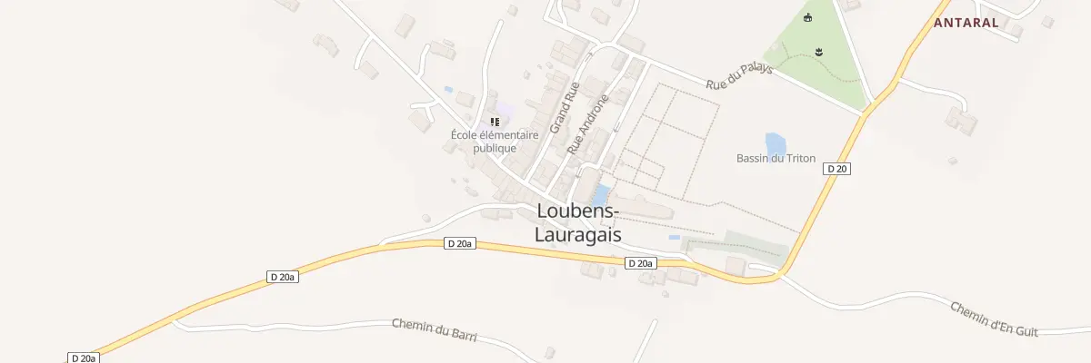 Plan du 6 Pl de la Halle à Loubens-Lauragais