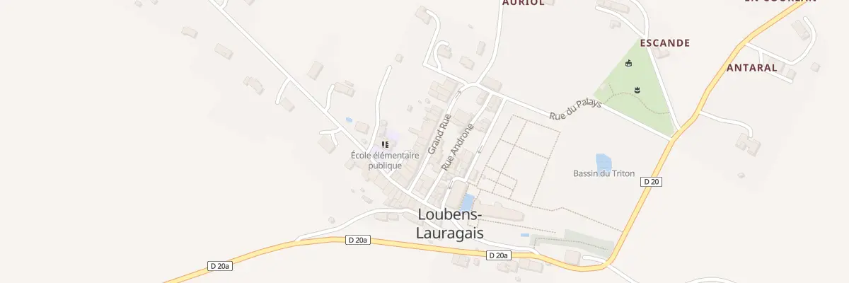 Plan du 15 Grand-Rue à Loubens-Lauragais