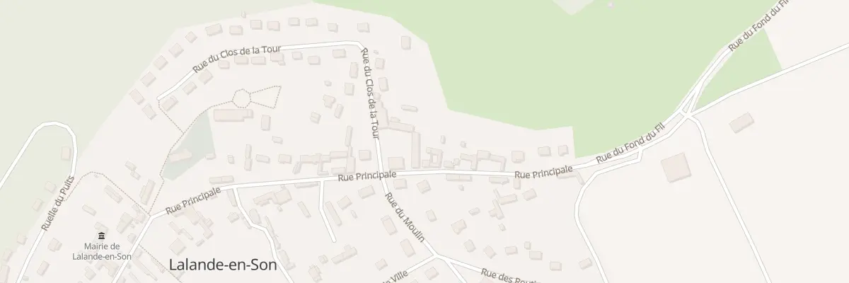 Plan du 51 Gr Grande Rue à Lalande-en-Son