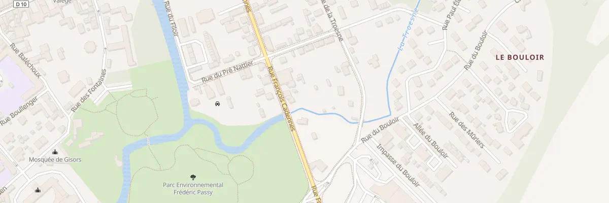 Plan du 29 Rue François Cadennes à Gisors