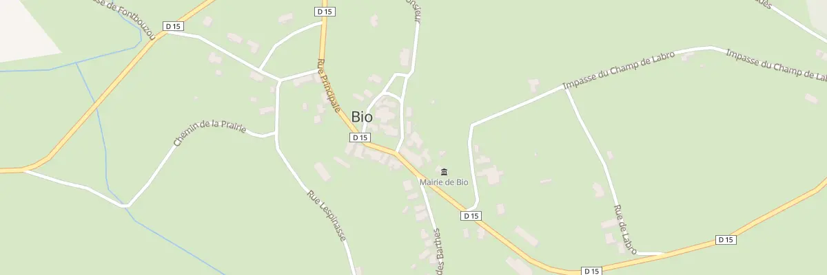Plan du 14 Rue de l’Église Saint-Hilaire à Bio