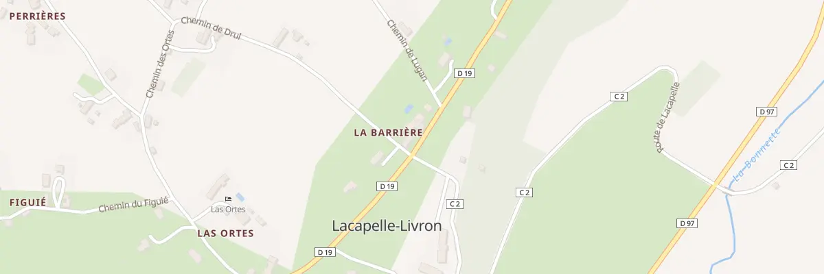 Plan du 5062 Barriere à Lacapelle-Livron
