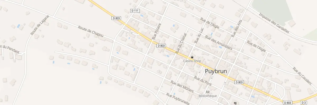 Plan du 5181 Rue du Pont à Puybrun