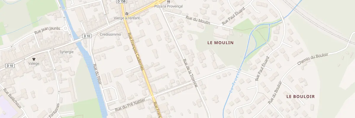 Plan du 12 Rue de la Troesne à Gisors