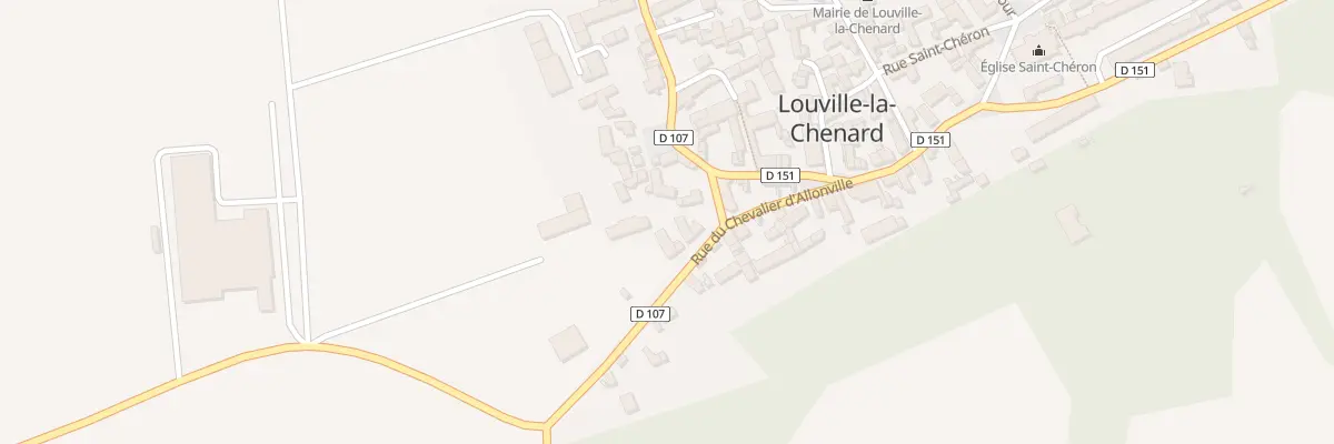 Plan du 10 Rue du Chevalier d’Allonville à Louville-la-Chenard