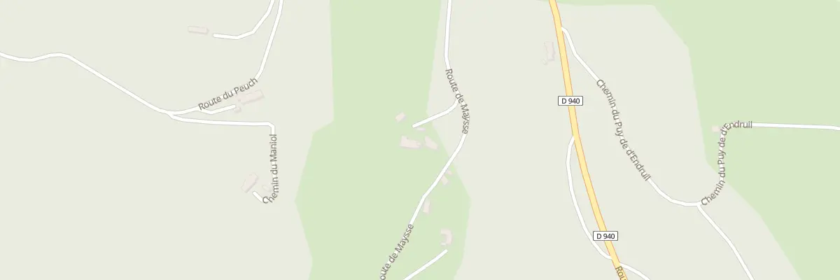 Plan du 266 Rte de Maysse à Lostanges
