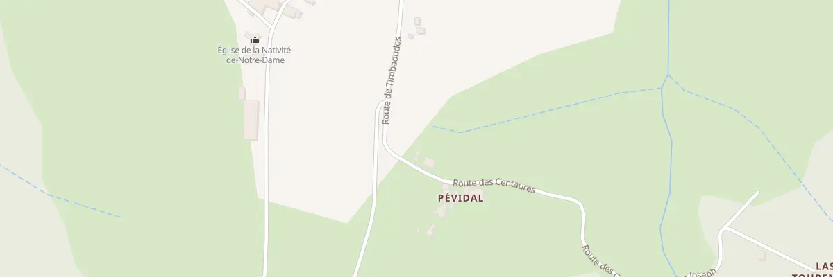 Plan du 627 Rte de Timbaoudos à Viviès