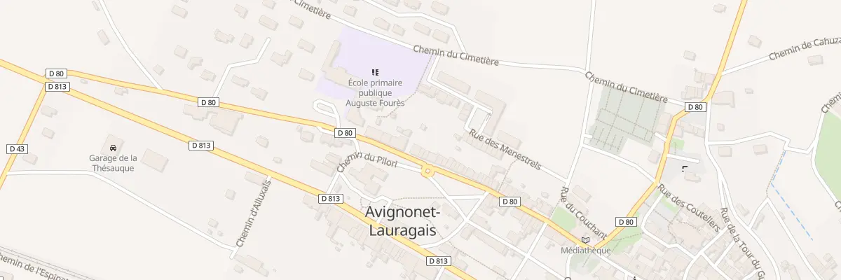 Plan du 52 Rue de la Porte de Cers à Avignonet-Lauragais